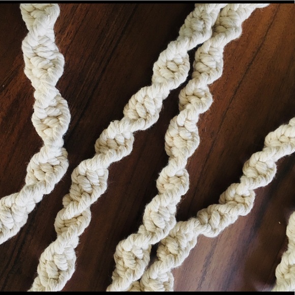 Macrame Rope Swag Decor for Wall or Mantel 8 ft - Picture 3 of 6